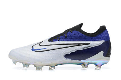Men's Nike Phantom GX Elite DF FG Football Boots - White/Blue/Black