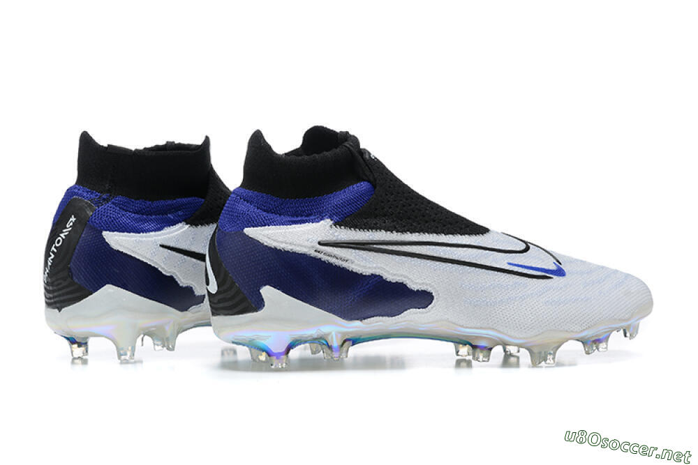 Men's Nike Phantom GX Elite DF FG Football Boots - White/Blue/Black 6