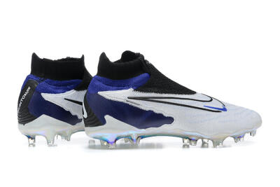 Men's Nike Phantom GX Elite DF FG Football Boots - White/Blue/Black