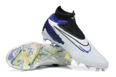 Men's Nike Phantom GX Elite DF FG Football Boots - White/Blue/Black