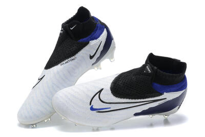 Men's Nike Phantom GX Elite DF FG Football Boots - White/Blue/Black