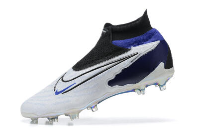 Men's Nike Phantom GX Elite DF FG Football Boots - White/Blue/Black