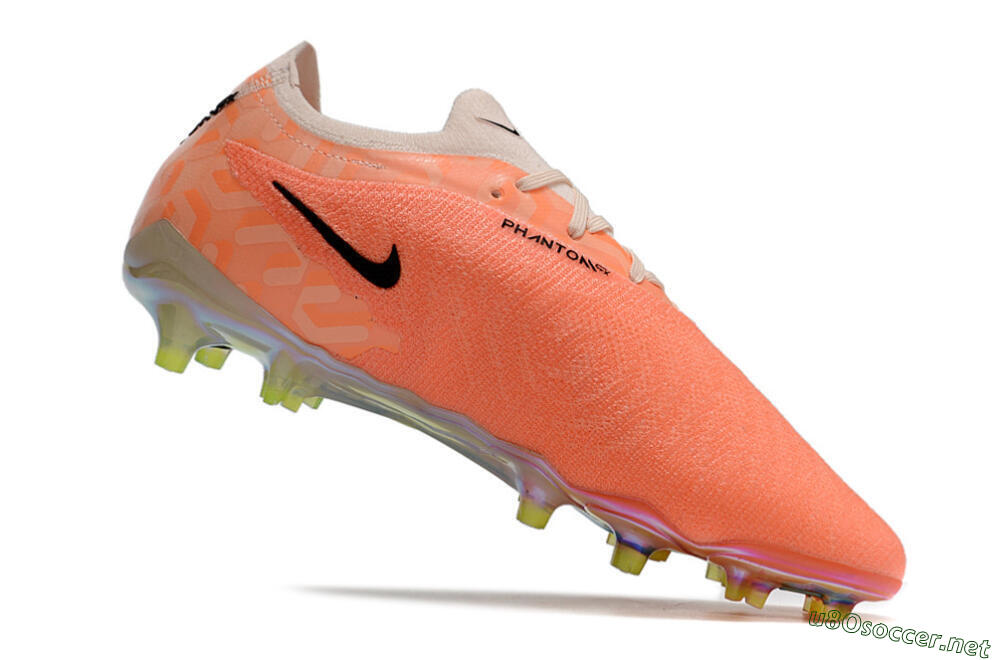 Men's Nike Phantom GX Elite FG Football Boots - Orange/Black/Sliver 4