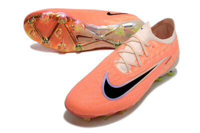 Men's Nike Phantom GX Elite FG Football Boots - Orange/Black/Sliver