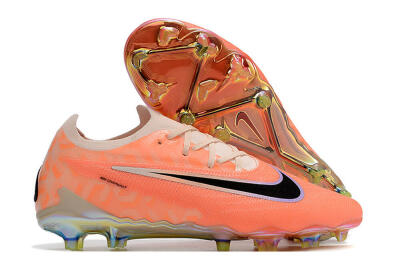 Men's Nike Phantom GX Elite FG Football Boots - Orange/Black/Sliver