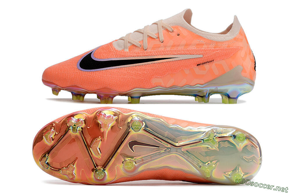 Men's Nike Phantom GX Elite FG Football Boots - Orange/Black/Sliver 1