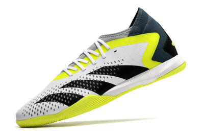 Men's Adidas Predator Accuracy.3 IC Football Shoes - White/Black/Yellow