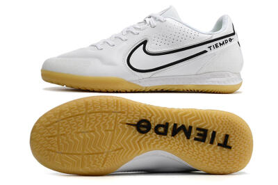 Men's Nike React Tiempo Legend 9 Pro IC Football Shoes - White/Black