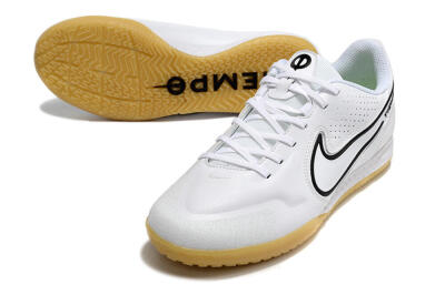 Men's Nike React Tiempo Legend 9 Pro IC Football Shoes - White/Black