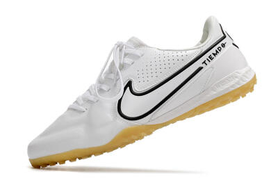 Men's Nike React Tiempo Legend 9 Pro TF Football Shoes - White/Black