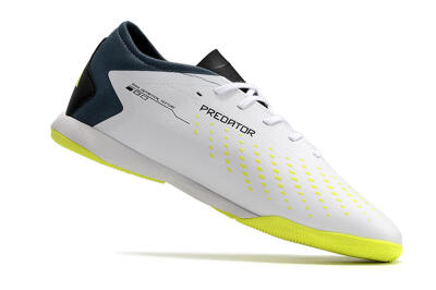 Men's Adidas Predator Accuracy.3 IC Football Shoes - White/Black/Blue