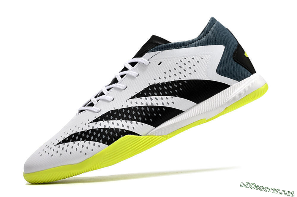 Men's Adidas Predator Accuracy.3 IC Football Shoes - White/Black/Blue 5