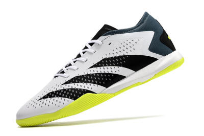 Men's Adidas Predator Accuracy.3 IC Football Shoes - White/Black/Blue