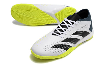 Men's Adidas Predator Accuracy.3 IC Football Shoes - White/Black/Blue