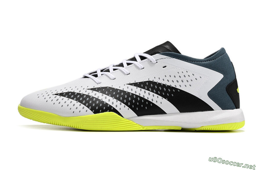Men's Adidas Predator Accuracy.3 IC Football Shoes - White/Black/Blue 0