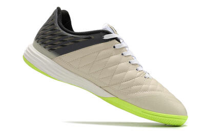 Men's Nike Lunar Gato II IC Football Shoes - Grey/Black/White
