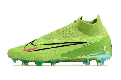 Men's Nike Phantom GX Elite DF Link FG Football Boots - Green/Black/Red