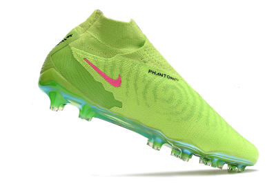 Men's Nike Phantom GX Elite DF Link FG Football Boots - Green/Black/Red
