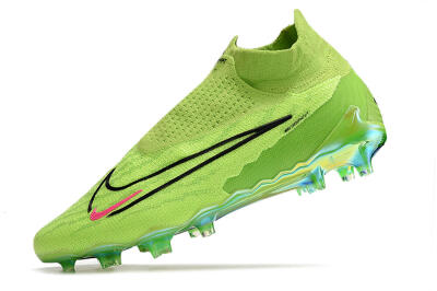 Men's Nike Phantom GX Elite DF Link FG Football Boots - Green/Black/Red