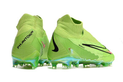 Men's Nike Phantom GX Elite DF Link FG Football Boots - Green/Black/Red