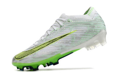 Unisex Nike Air Zoom Mercurial Vapor 15 Elite FG Football Boots - White/Green
