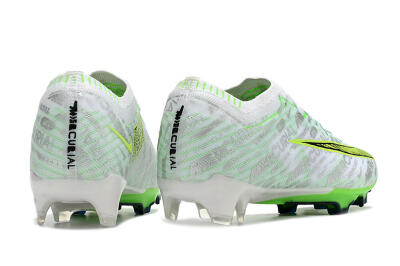 Unisex Nike Air Zoom Mercurial Vapor 15 Elite FG Football Boots - White/Green
