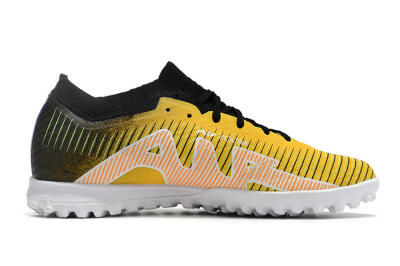 Unisex Nike Air Zoom Mercurial Vapor 15 Elite TF Football Shoes - Yellow/Black/White