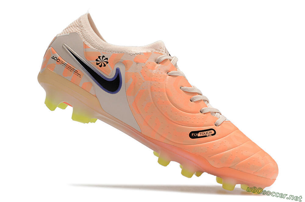 Men's Nike Tiempo Legend 10 Elite FG Football Boots - Orange/Black/Guava Ice 4