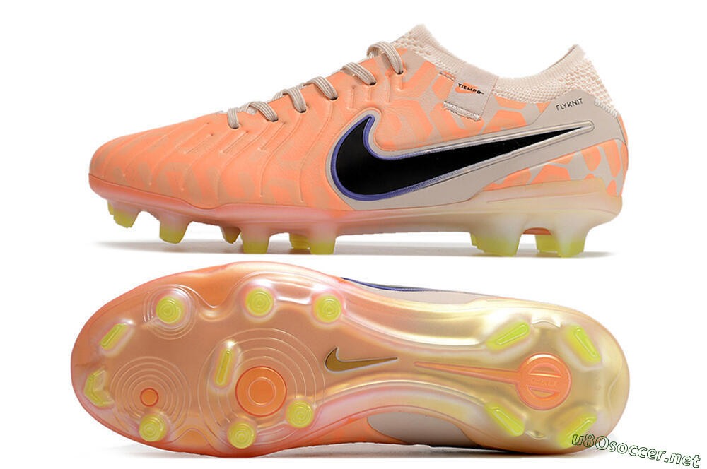 Men's Nike Tiempo Legend 10 Elite FG Football Boots - Orange/Black/Guava Ice 1