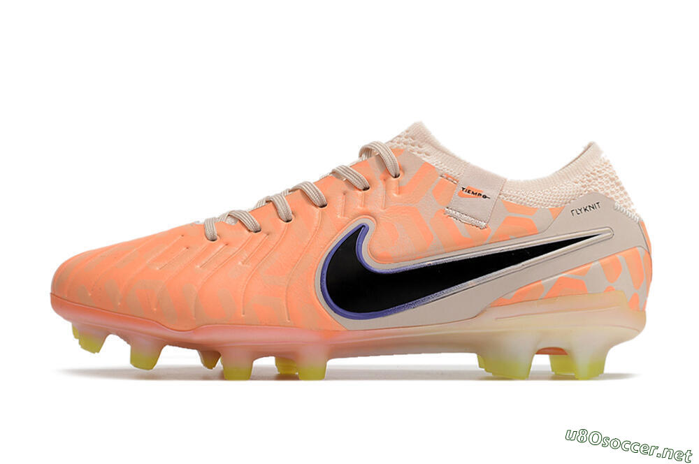 Men's Nike Tiempo Legend 10 Elite FG Football Boots - Orange/Black/Guava Ice 0
