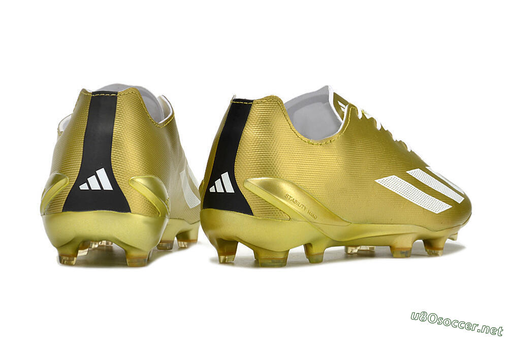 Men's Adidas X Crazyfast.1 FG Football Boots - Gold/White 6