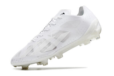 Men's Adidas X Crazyfast.1 FG Football Boots - White/White