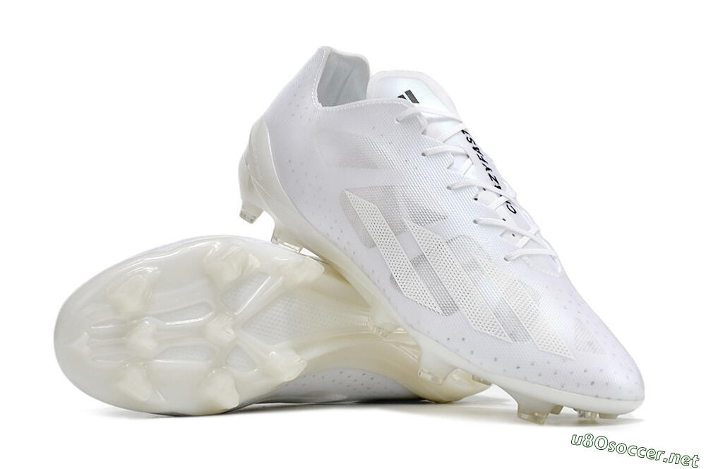 Men's Adidas X Crazyfast.1 FG Football Boots - White/White 3
