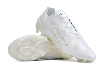 Men's Adidas X Crazyfast.1 FG Football Boots - White/White