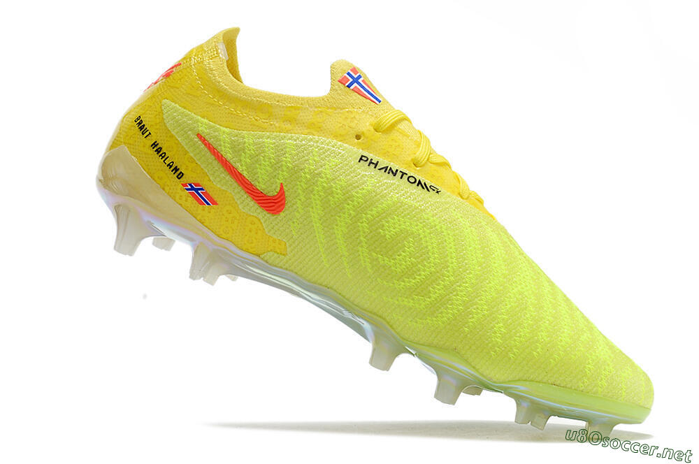 Men's Nike Phantom GX Elite Link FG Football Boots - Orange/Yellow/Black 4