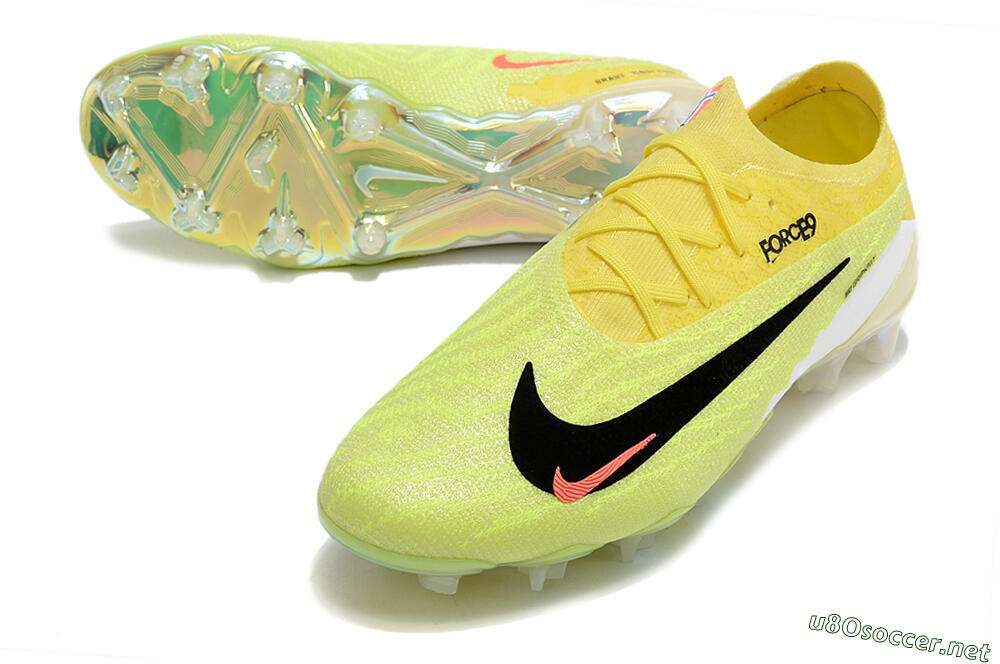 Men's Nike Phantom GX Elite Link FG Football Boots - Orange/Yellow/Black 3