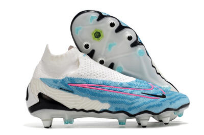 Men's Nike Phantom GX Elite DF SG Football Boots - White/Blue/Pink