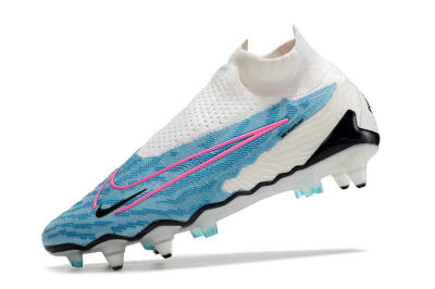 Men's Nike Phantom GX Elite DF SG Football Boots - White/Blue/Pink