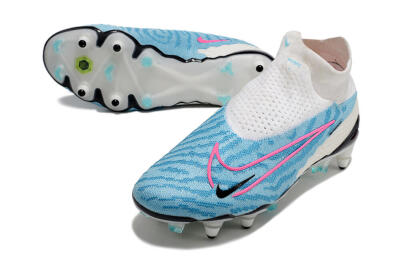 Men's Nike Phantom GX Elite DF SG Football Boots - White/Blue/Pink