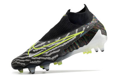 Men's Nike Phantom GX Elite DF SG Football Boots - Black/Grey/Yellow