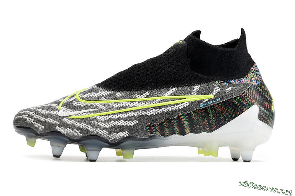 Men's Nike Phantom GX Elite DF SG Football Boots - Black/Grey/Yellow 0