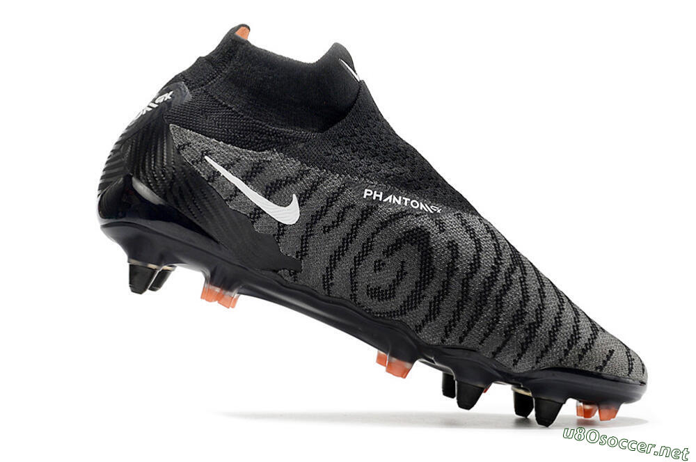 Men's Nike Phantom GX Elite DF SG Football Boots - Black/Grey/White 4