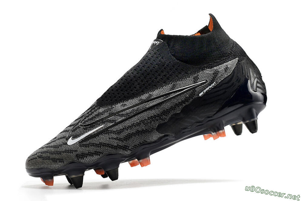 Men's Nike Phantom GX Elite DF SG Football Boots - Black/Grey/White 5