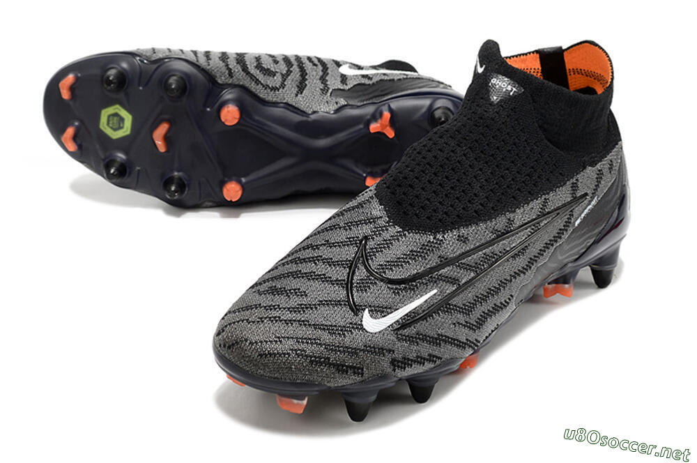 Men's Nike Phantom GX Elite DF SG Football Boots - Black/Grey/White 3