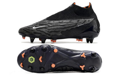 Men's Nike Phantom GX Elite DF SG Football Boots - Black/Grey/White
