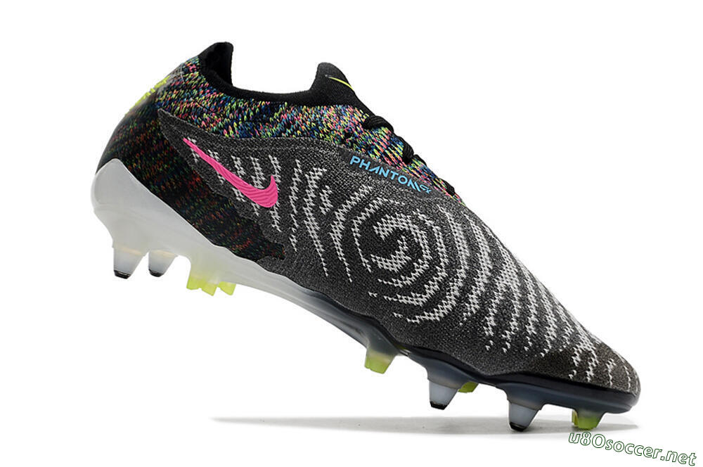 Men's Nike Phantom GX Elite SG Football Boots - Black/Grey/Yellow 4