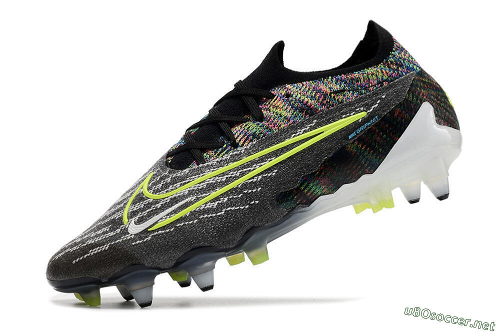 Men's Nike Phantom GX Elite SG Football Boots - Black/Grey/Yellow 5