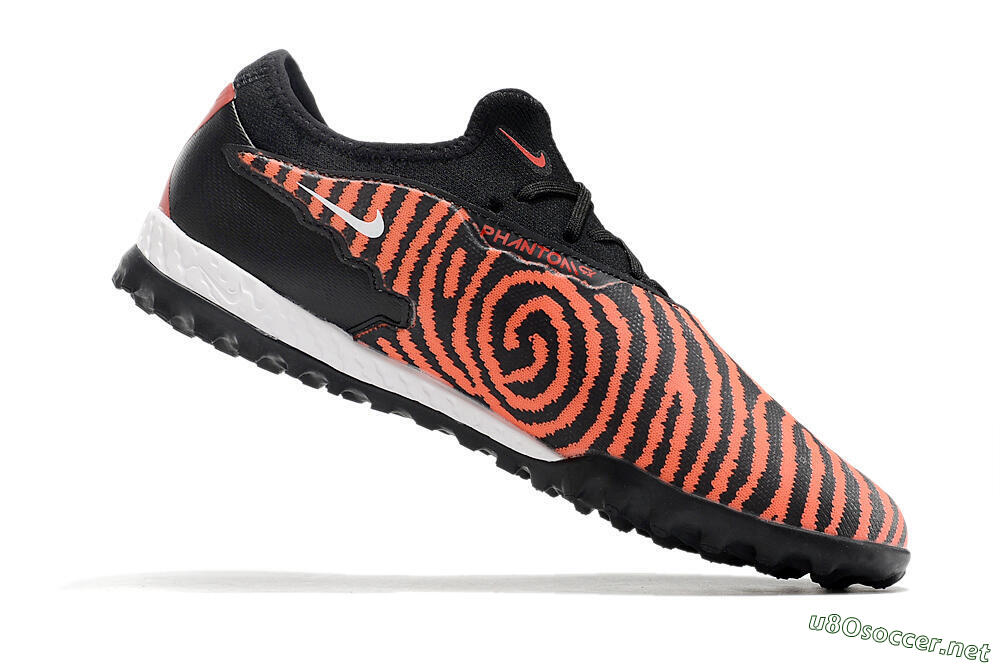 Men's Nike React Phantom GX Pro TF Football Shoes - Red/Black/White 4