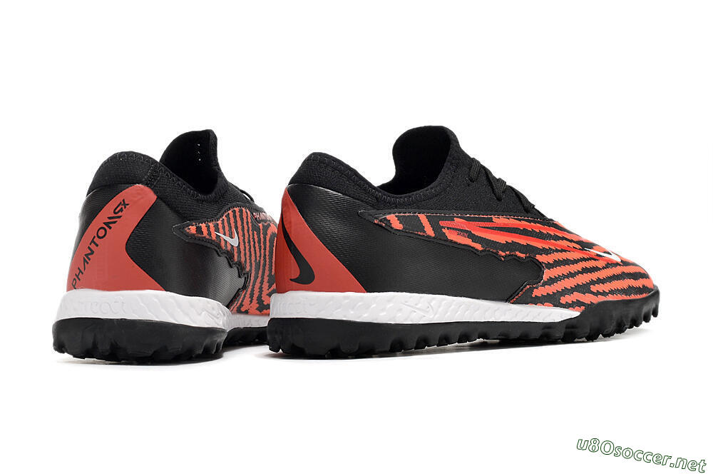 Men's Nike React Phantom GX Pro TF Football Shoes - Red/Black/White 6
