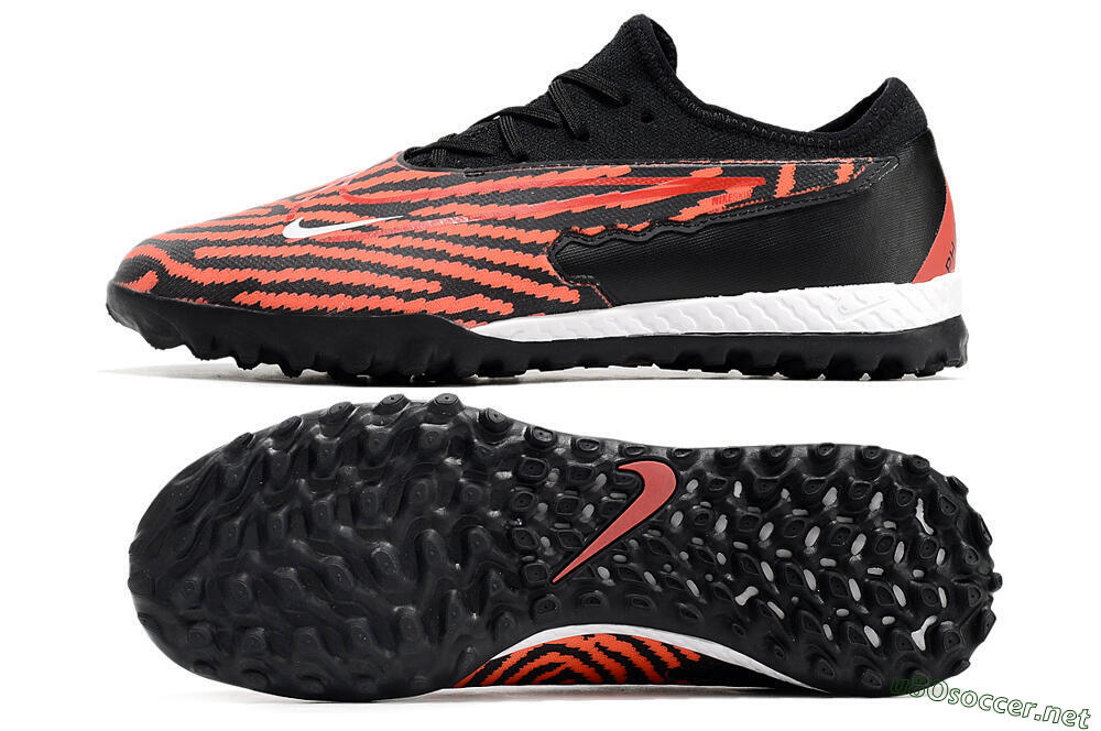Men's Nike React Phantom GX Pro TF Football Shoes - Red/Black/White 1